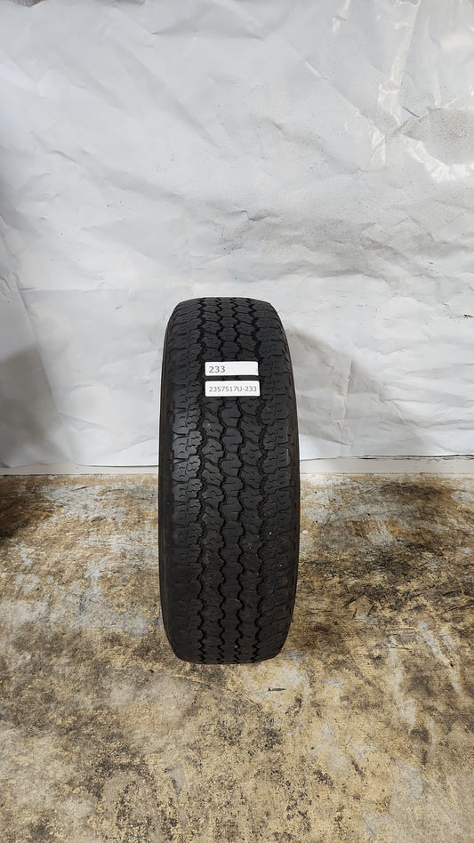 Used Tire - 235/75R17 Goodyear Wrangler All-Terrain Adventure