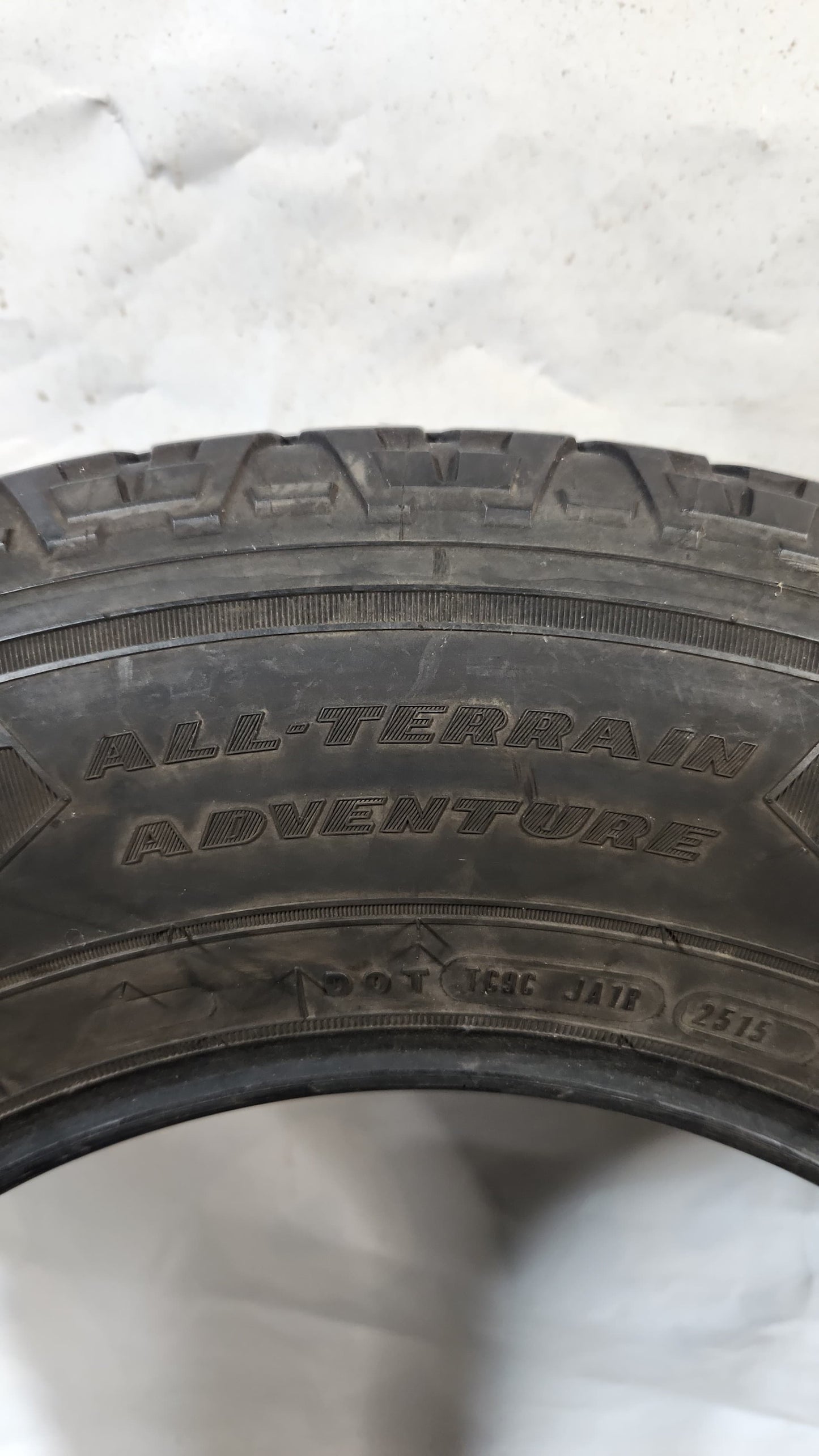 Used Tire - 235/75R17 Goodyear Wrangler All-Terrain Adventure