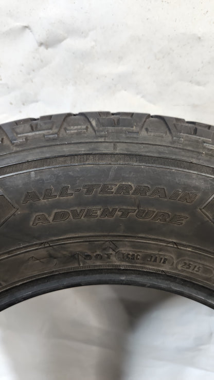Used Tire - 235/75R17 Goodyear Wrangler All-Terrain Adventure