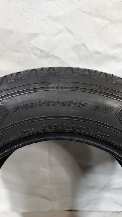 Used Tire - 255/65R17 Goodyear Wrangler Fortitude HT