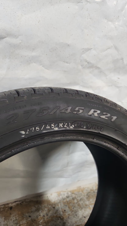 Used Tire - 275/45R21 Pirelli Scorpion Verde All Season