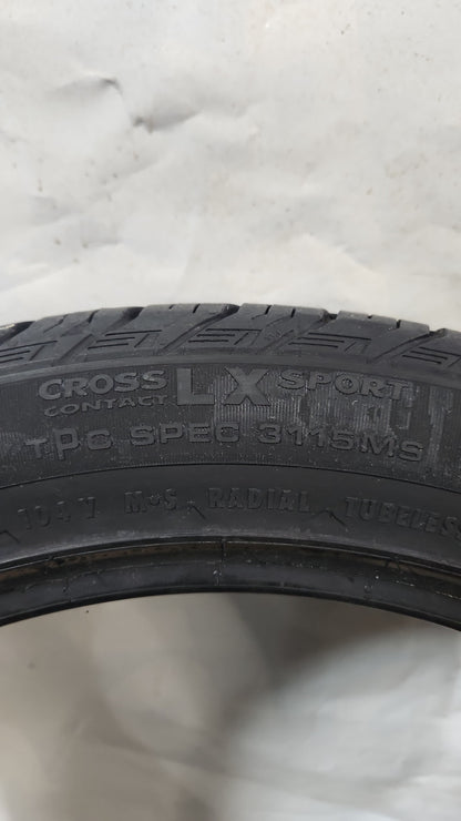 Used Tire - 265/45R21 Continental Cross Contact LX Sport