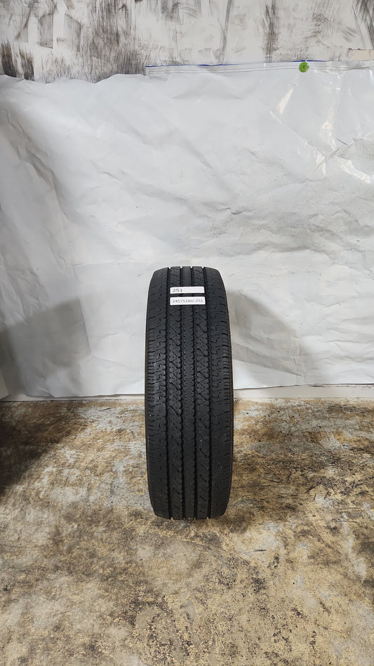 Used Tire - 245/75R16 Bridgestone V-Steel RIB 265