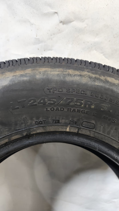 Used Tire - 245/75R16 Bridgestone V-Steel RIB 265