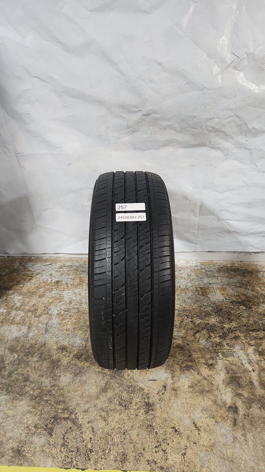 Used Tire - 245/50R20 Bridgestone Dueler H/P Sport AS