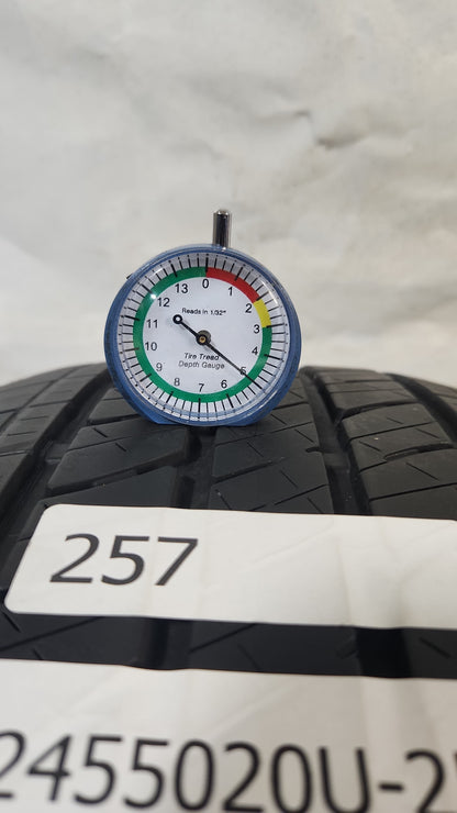 Used Tire - 245/50R20 Bridgestone Dueler H/P Sport AS