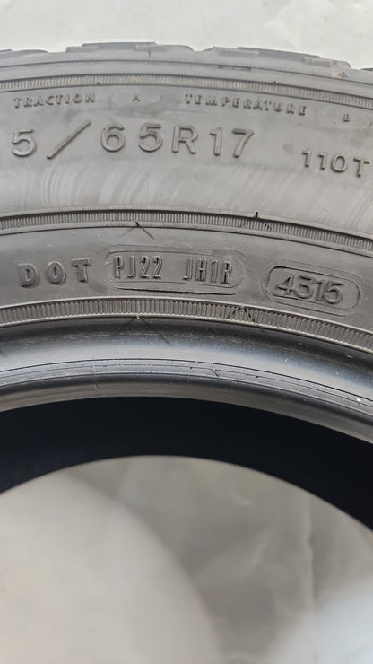Used Tire - 255/65R17 Goodyear Wrangler Fortitude HT