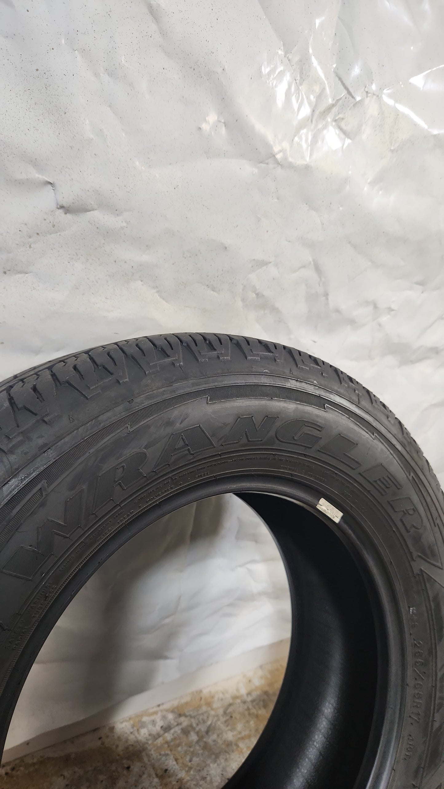 Used Tire - 255/65R17 Goodyear Wrangler Fortitude HT
