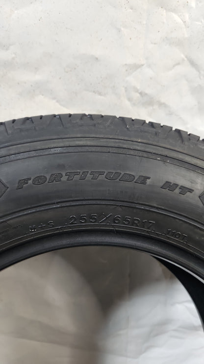 Used Tire - 255/65R17 Goodyear Wrangler Fortitude HT