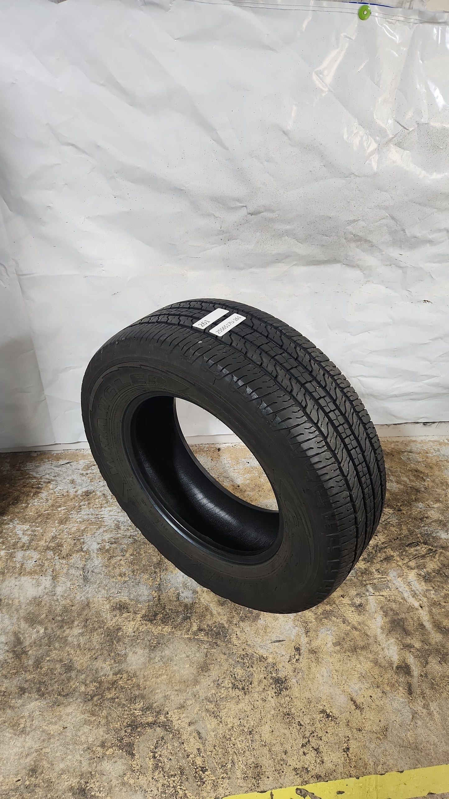 Used Tire - 255/65R17 Goodyear Wrangler Fortitude HT