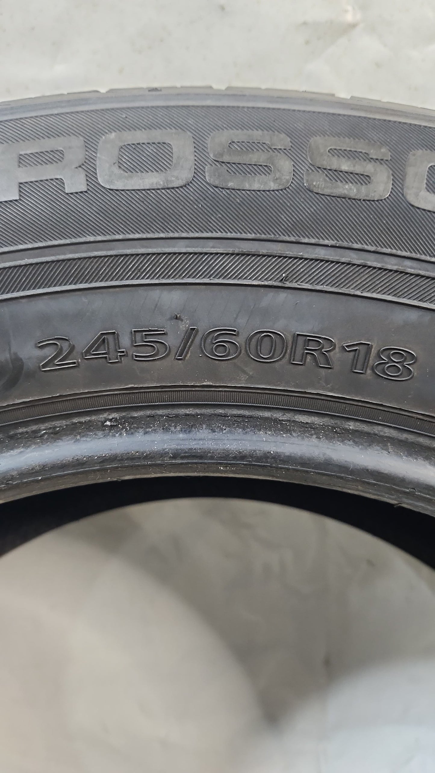 Used Tire - 245/60R18 Sentury Crossover