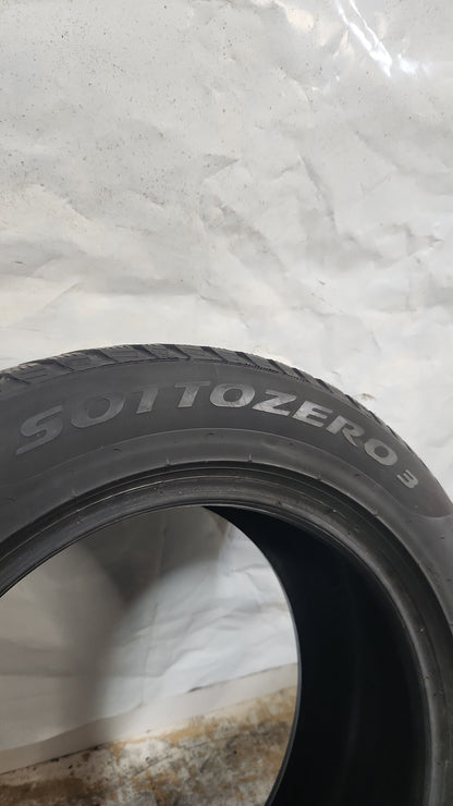 Used Tire - 225/60R17 Pirelli Sottozero 3 Winter