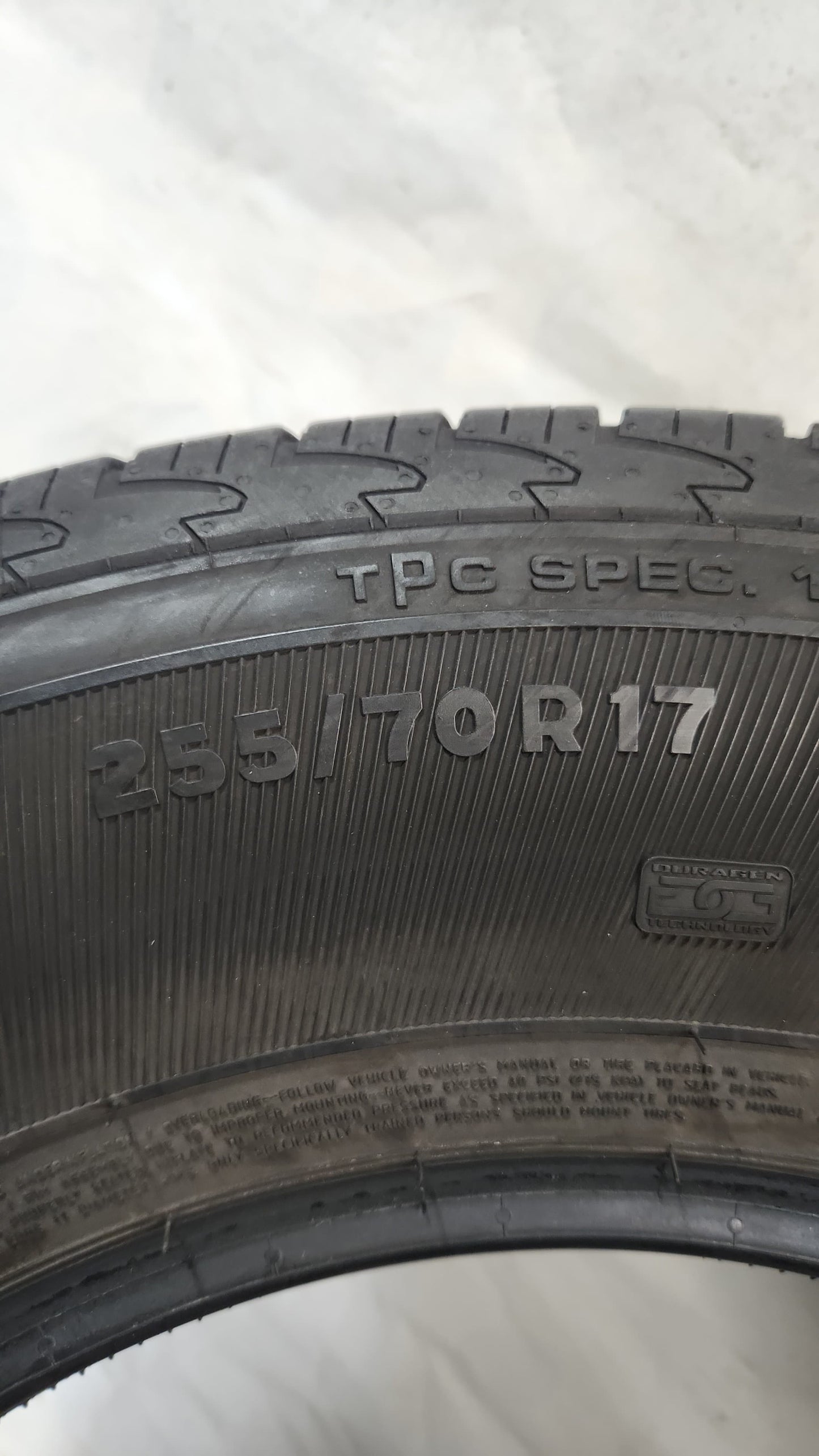 Used Tire - 255/70R17 General Grabber HTS