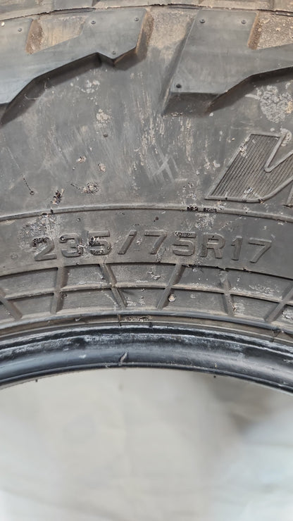 Used Tire - 235/75R17 Falken Wildpeak A/T AT3W