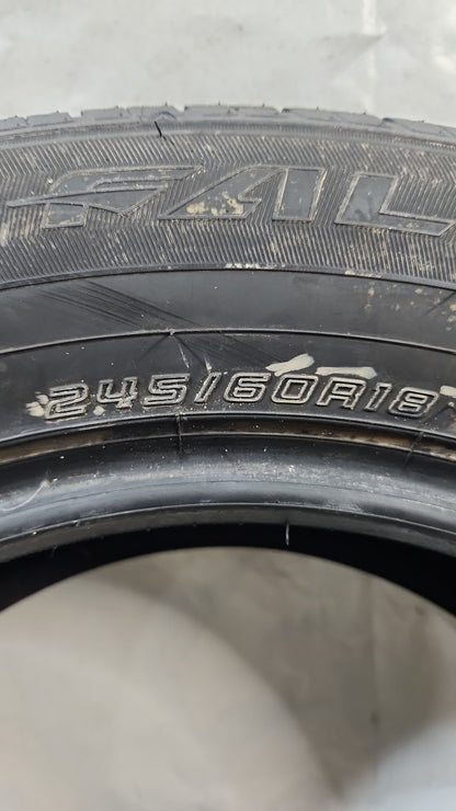 Used Tire - 245/60R18 Falken Ziex ZE001A A/S