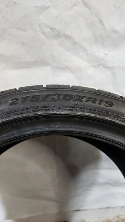 Used Tire - 275/35ZR19 Fortune Viento FSR702