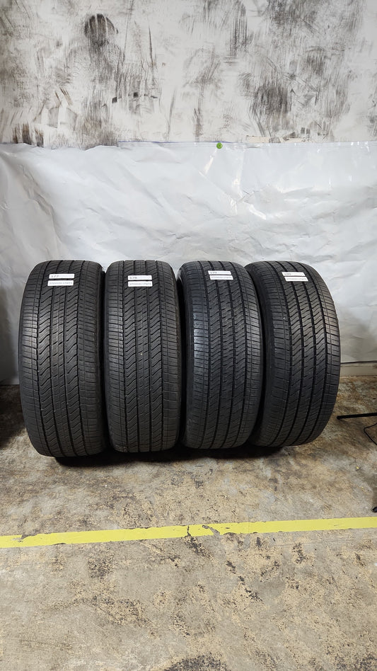Set of 4 - 275/50R22 Bridgestone Alenza A/S 02 - Used Tires
