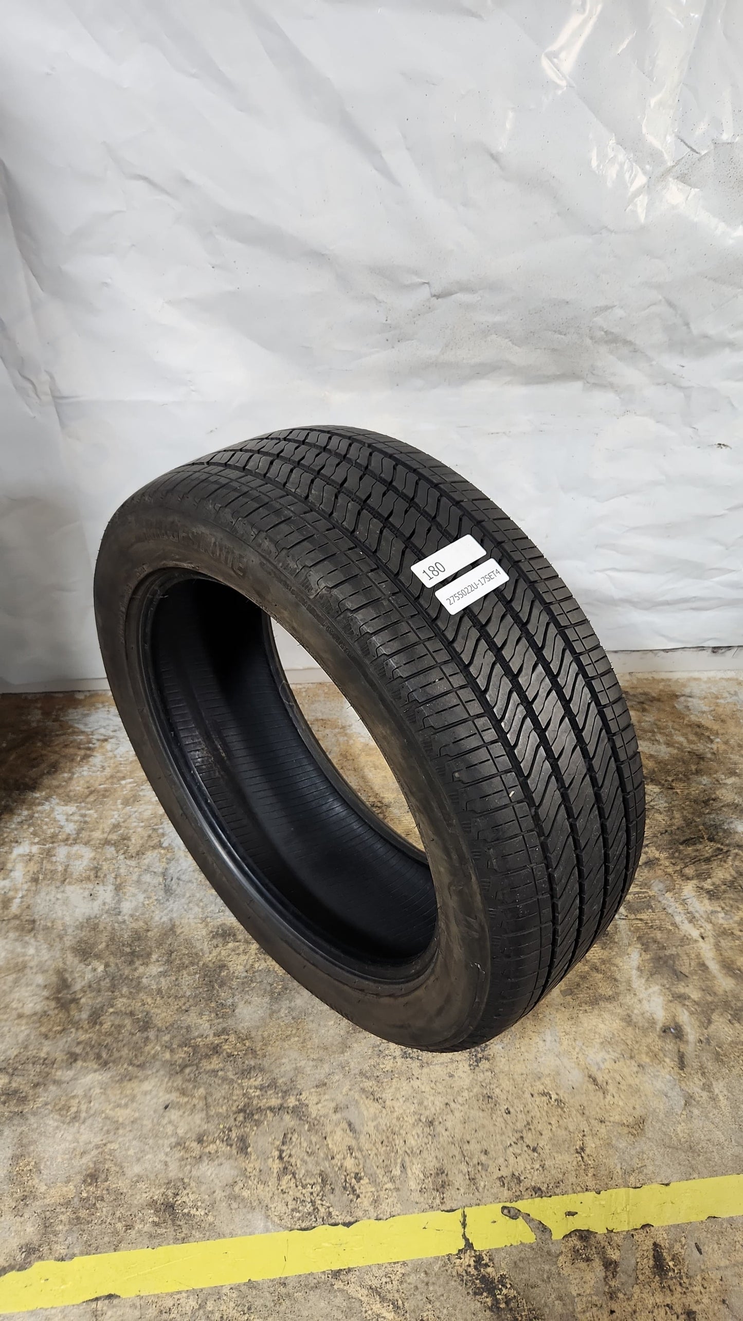 Set of 4 - 275/50R22 Bridgestone Alenza A/S 02 - Used Tires