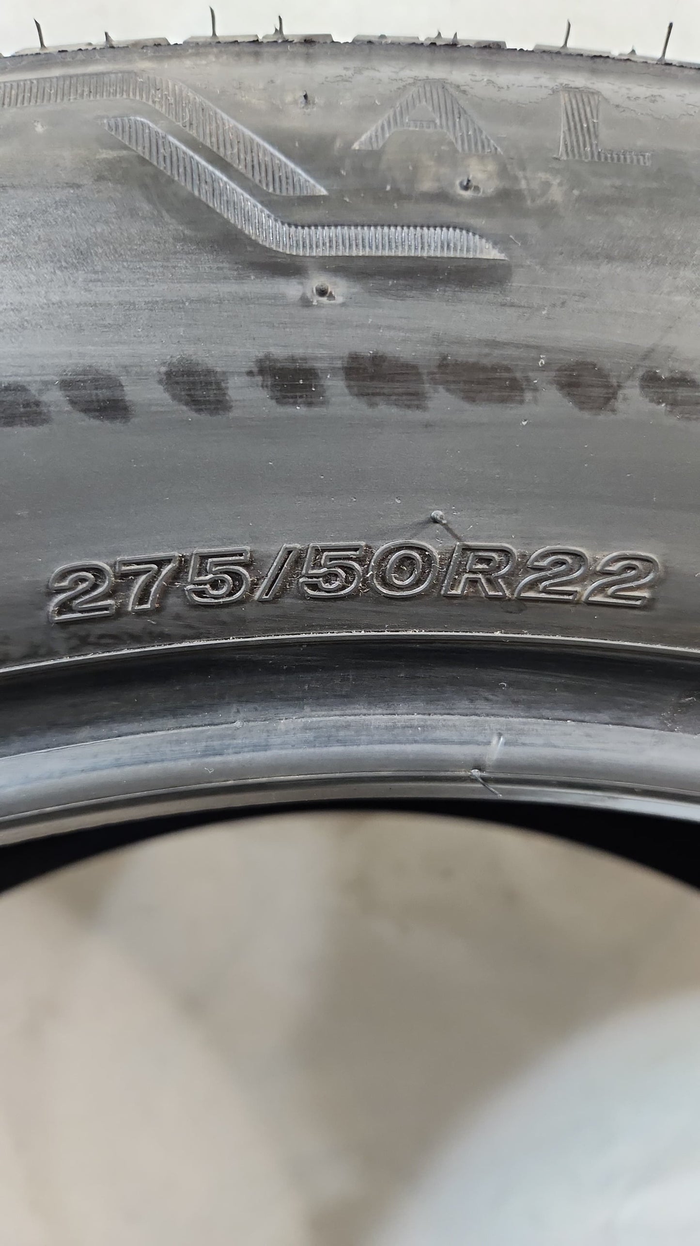 Set of 4 - 275/50R22 Bridgestone Alenza A/S 02 - Used Tires