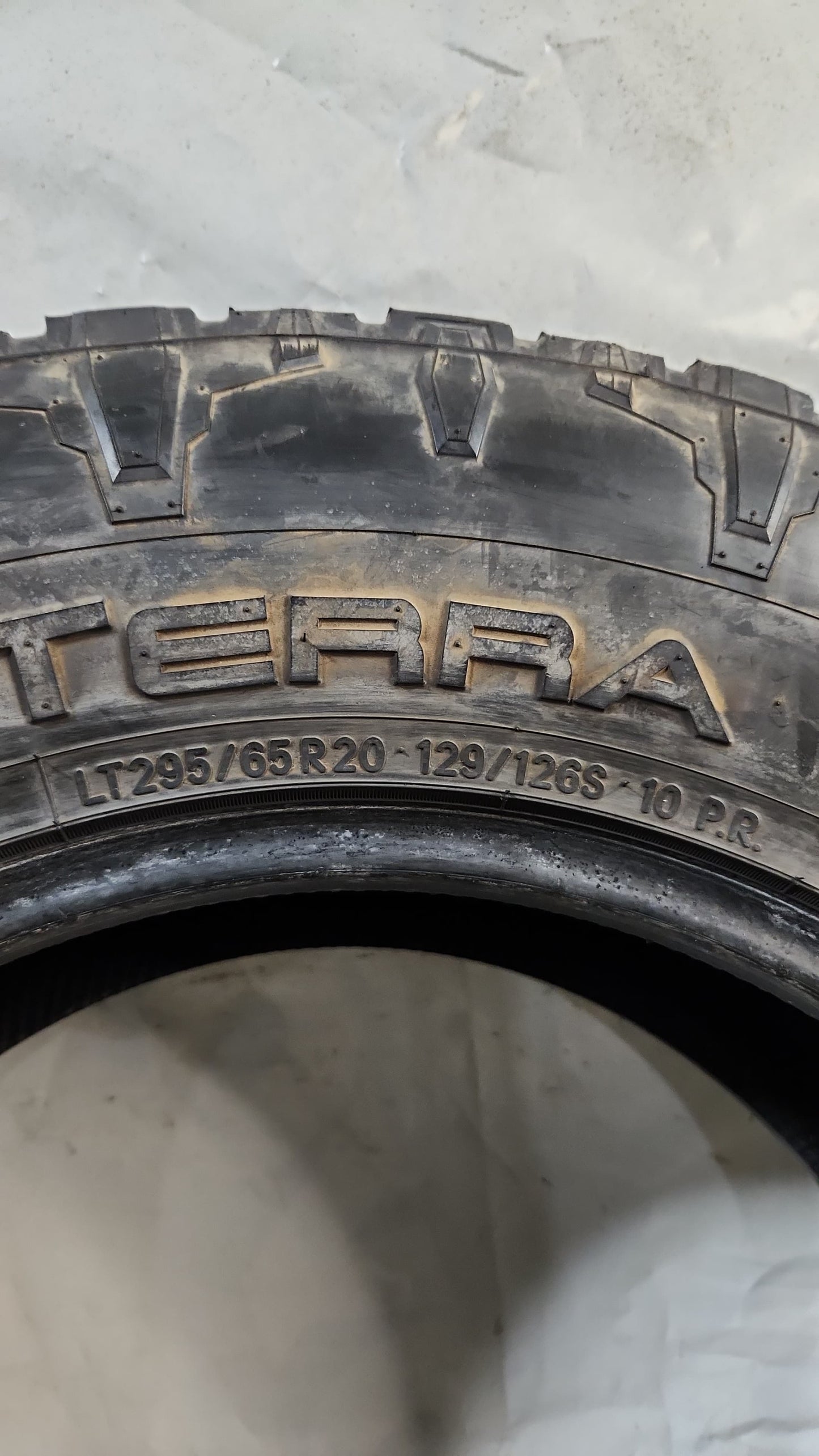 Used Tire - LT295/65R20 Nitto Terra Grappler G2 A/T 7/32