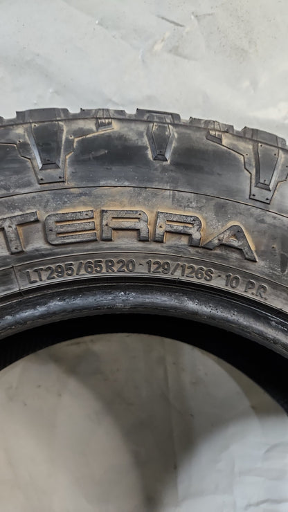 Used Tire - LT295/65R20 Nitto Terra Grappler G2 A/T 7/32