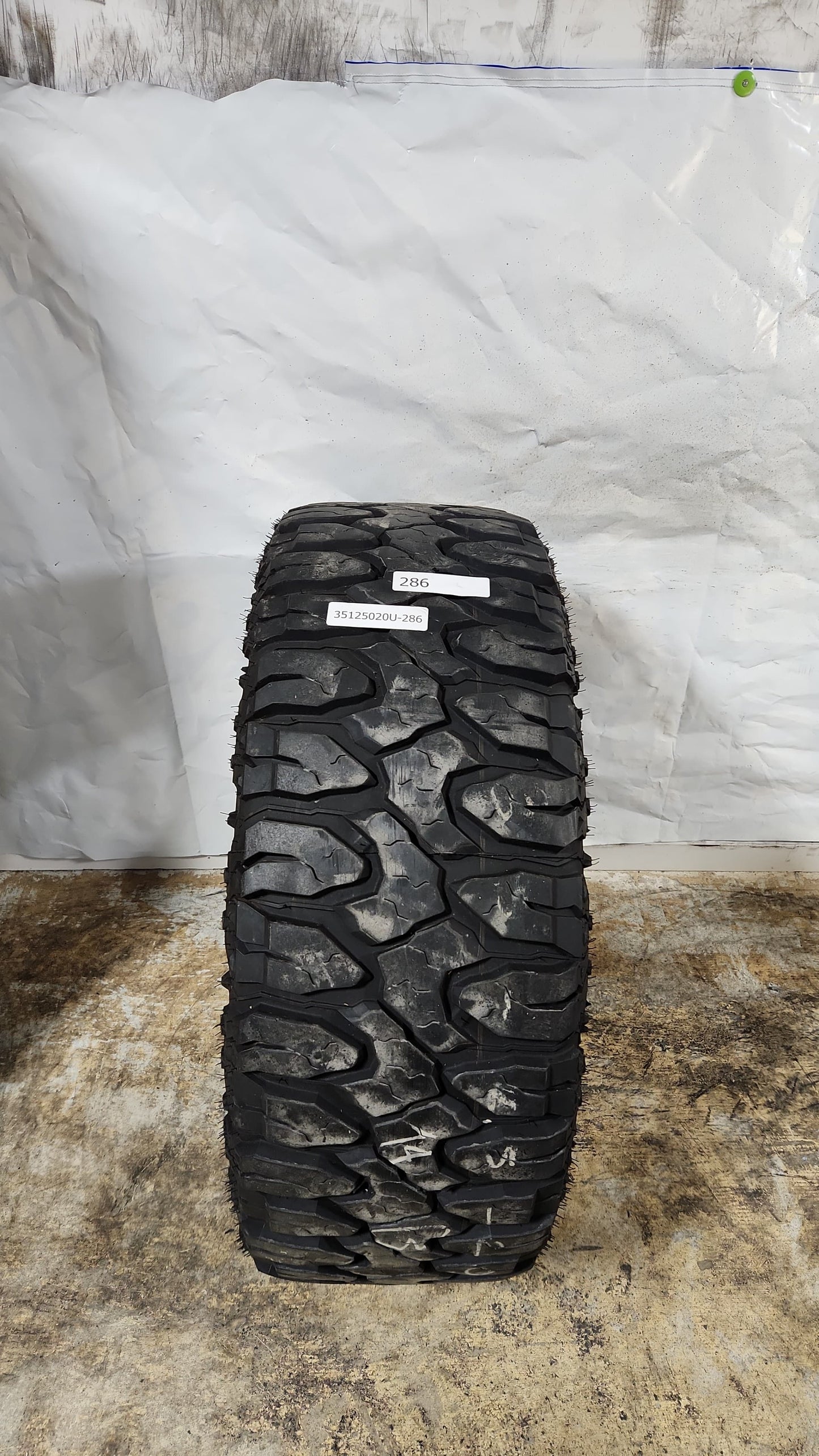 Used Tire - 35X12.50R20 Milestar Patagonia M/T 13/32