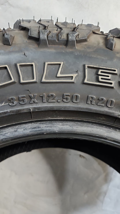 Used Tire - 35X12.50R20 Milestar Patagonia M/T 13/32