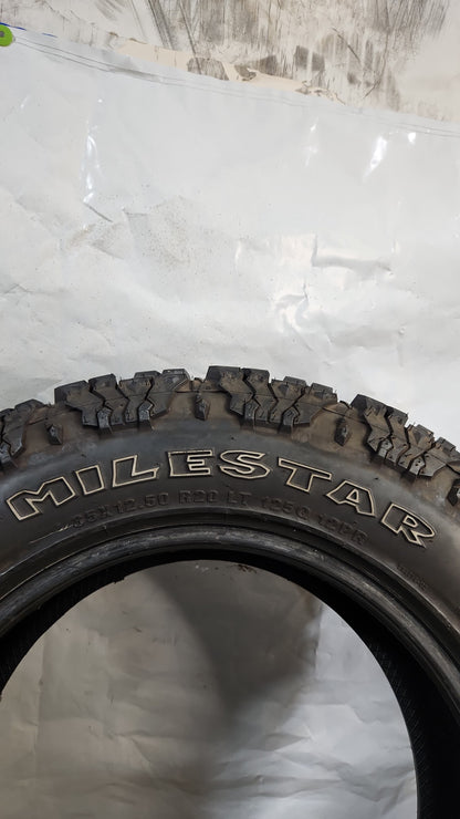 Used Tire - 35X12.50R20 Milestar Patagonia M/T 13/32
