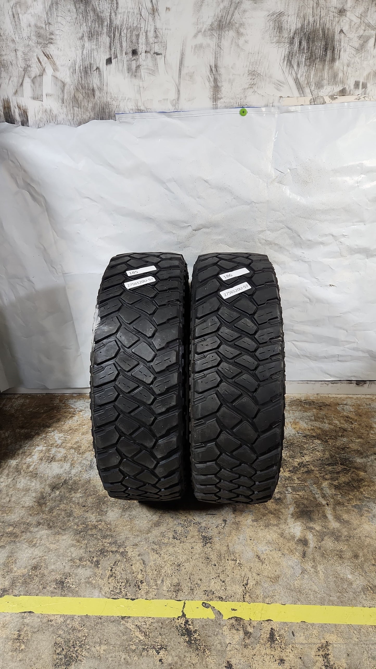 Set of 2 - LT275/65R20 Firestone Destination M/T 2 - Used Tires
