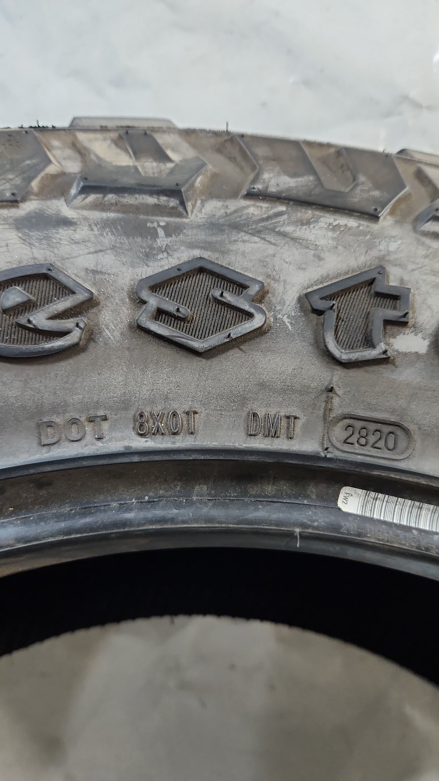 Set of 2 - LT275/65R20 Firestone Destination M/T 2 - Used Tires