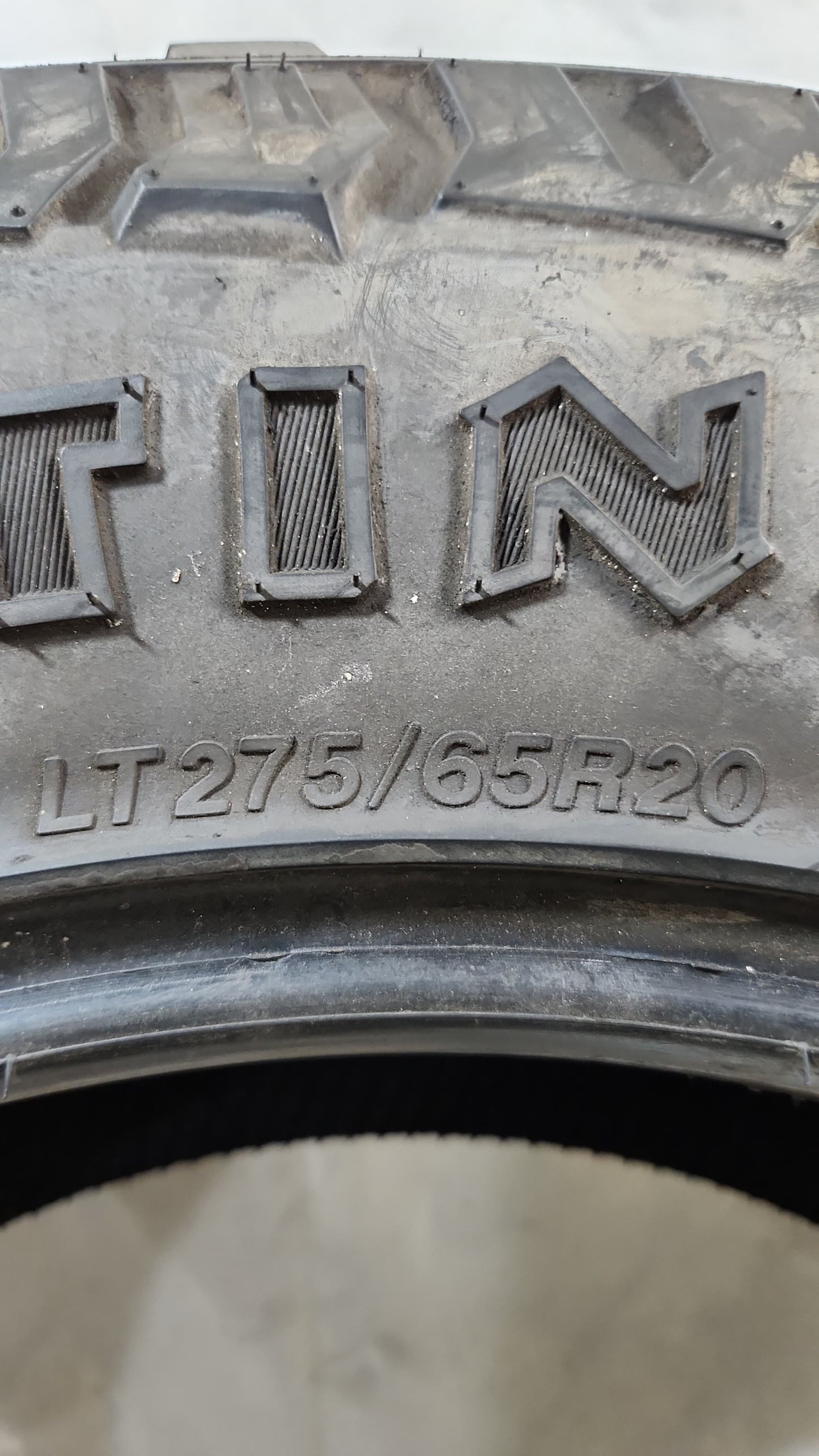 Set of 2 - LT275/65R20 Firestone Destination M/T 2 - Used Tires