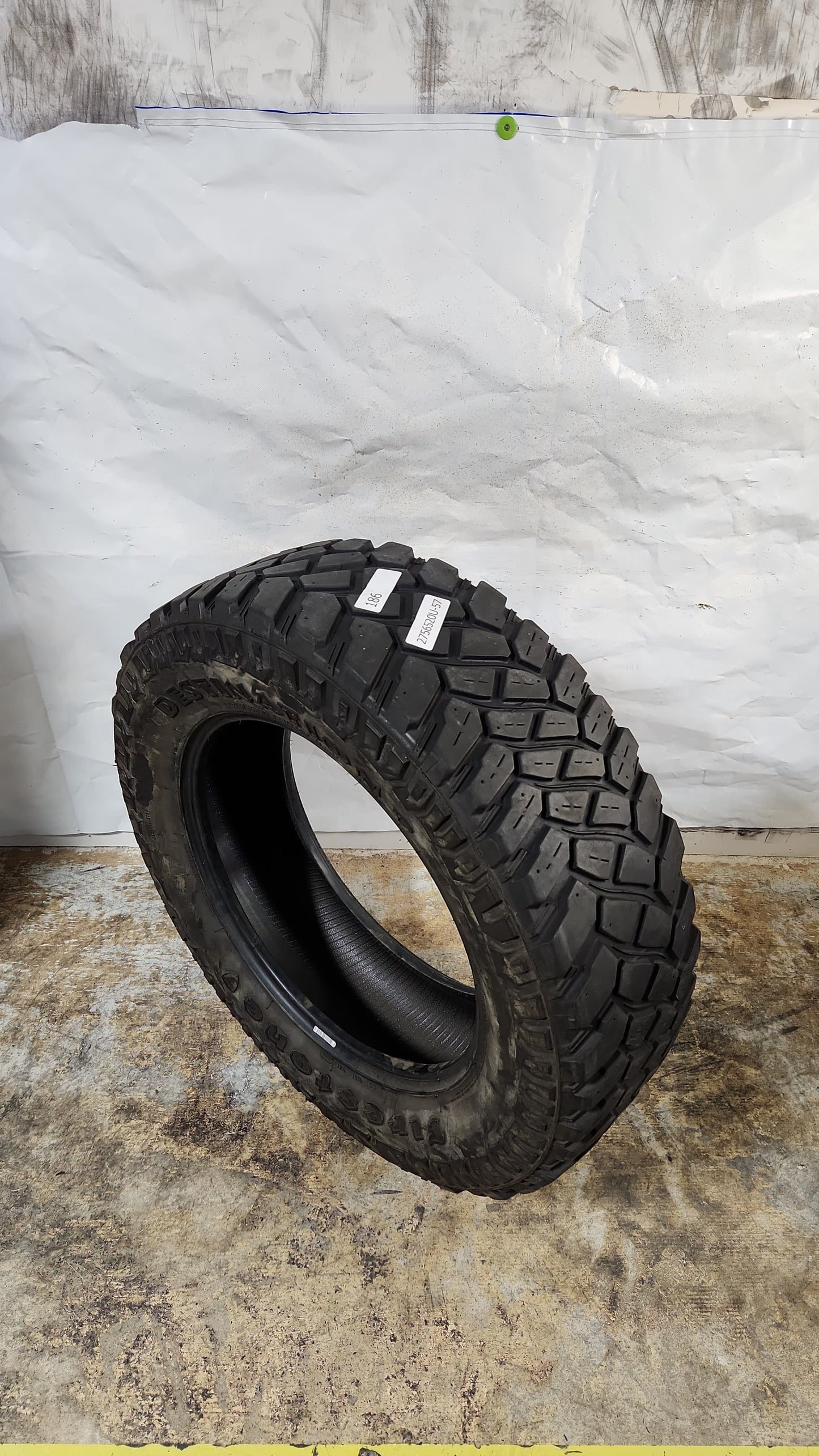 Set of 2 - LT275/65R20 Firestone Destination M/T 2 - Used Tires