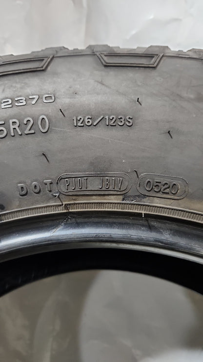 Set of 4 - LT275/65R20 Goodyear Wrangler TrailRunner AT - Used Tires