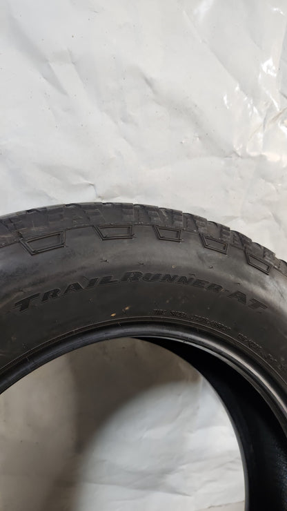 Set of 4 - LT275/65R20 Goodyear Wrangler TrailRunner AT - Used Tires