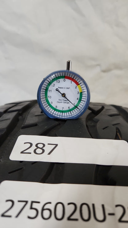 Used Tire - 275/60R20 Kumho Mavis Mountaineer APT