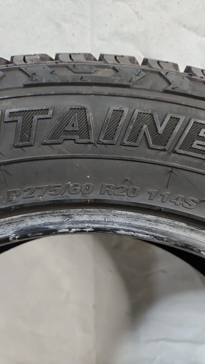 Used Tire - 275/60R20 Kumho Mavis Mountaineer APT