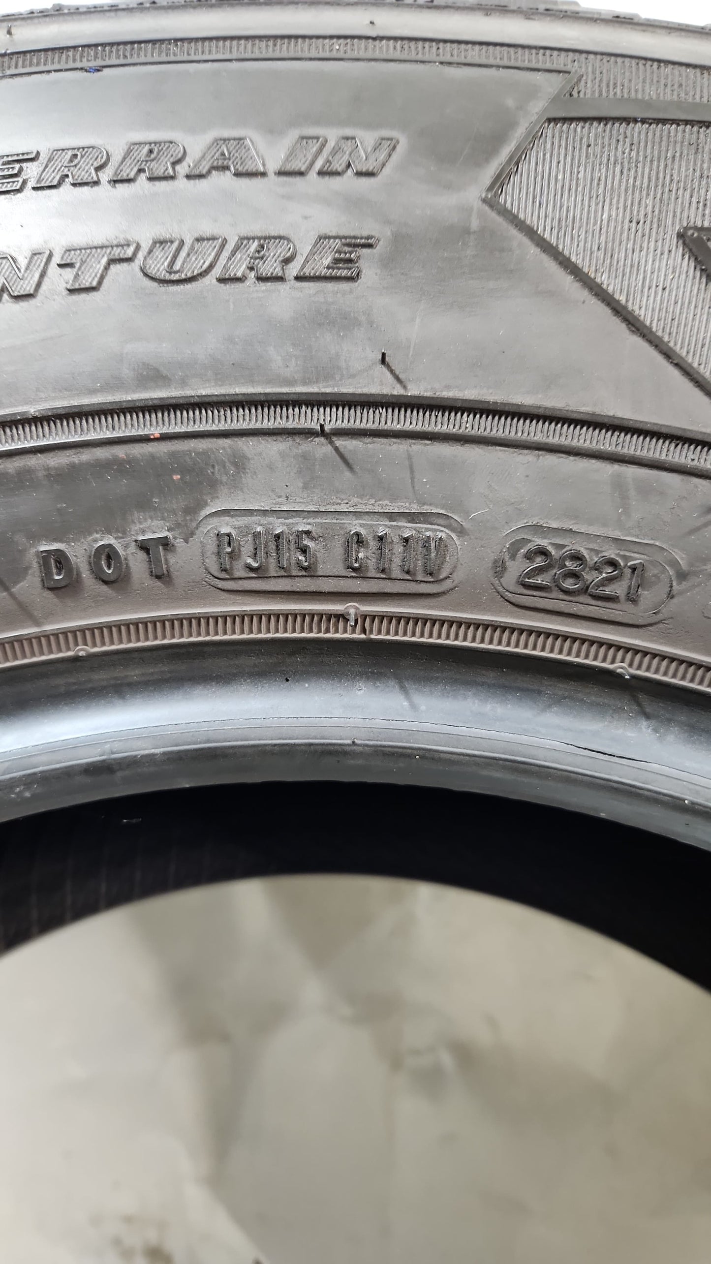 Set of 2 - LT275/70R18 Goodyear Wrangler All-Terrain Adventure Kevlar - Used Tires