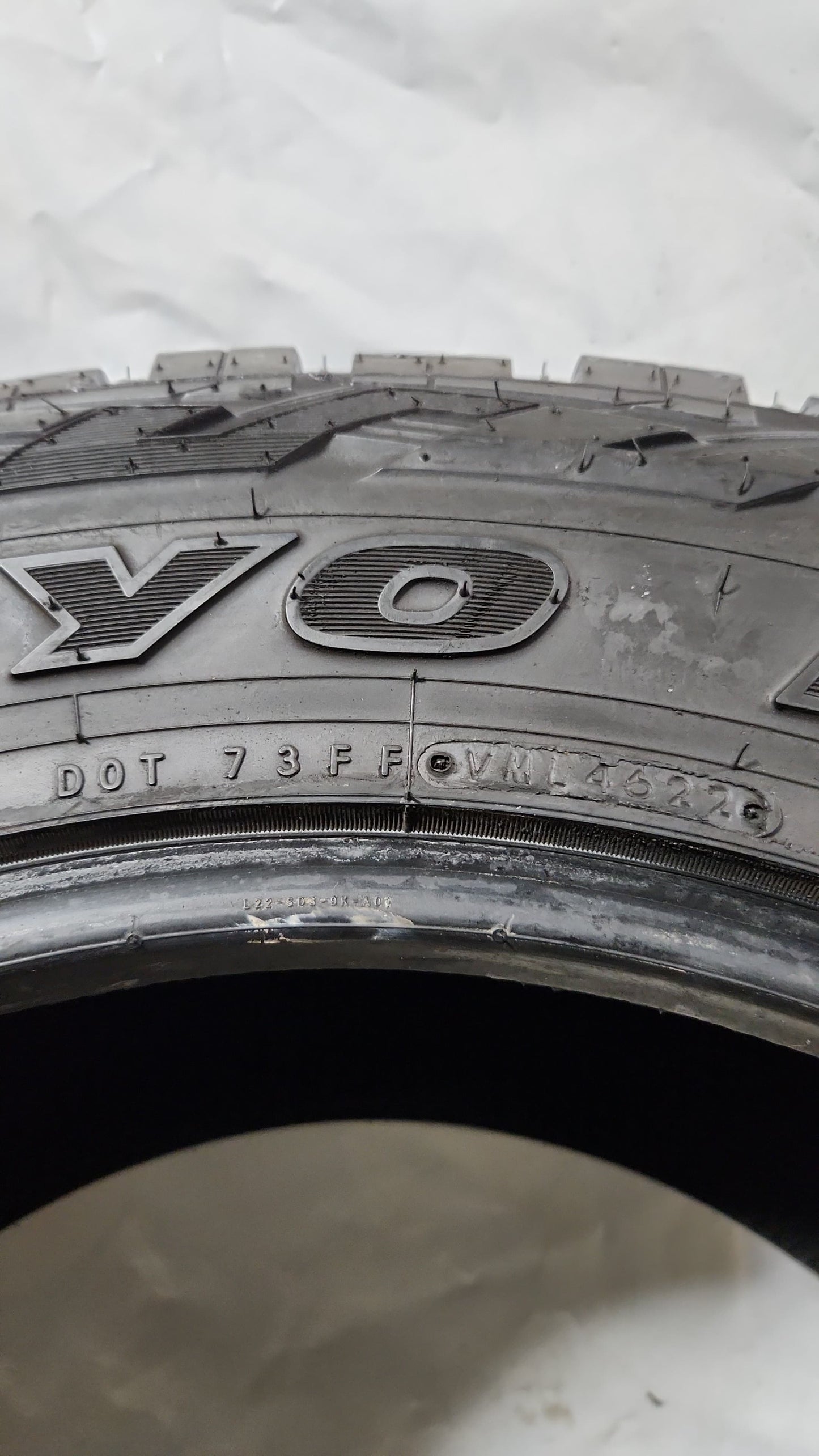 Set of 2 - 37X12.50R22 Toyo Open Country R/T 11/32- Used Tires