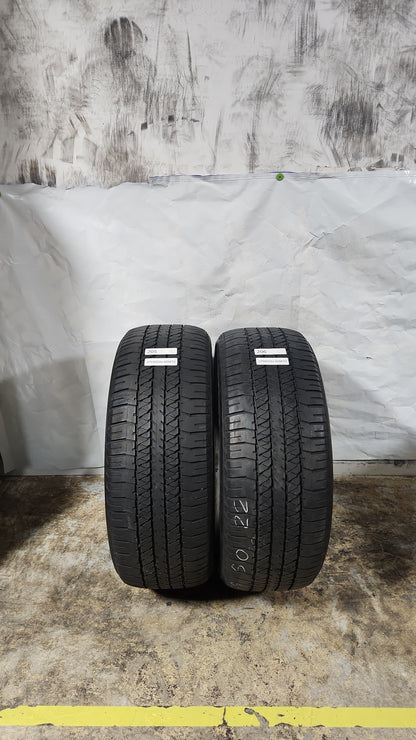 Set of 2 - 275/50R22 Bridgestone Dueler H/T 684 II - Used Tires
