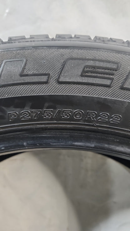 Set of 2 - 275/50R22 Bridgestone Dueler H/T 684 II - Used Tires
