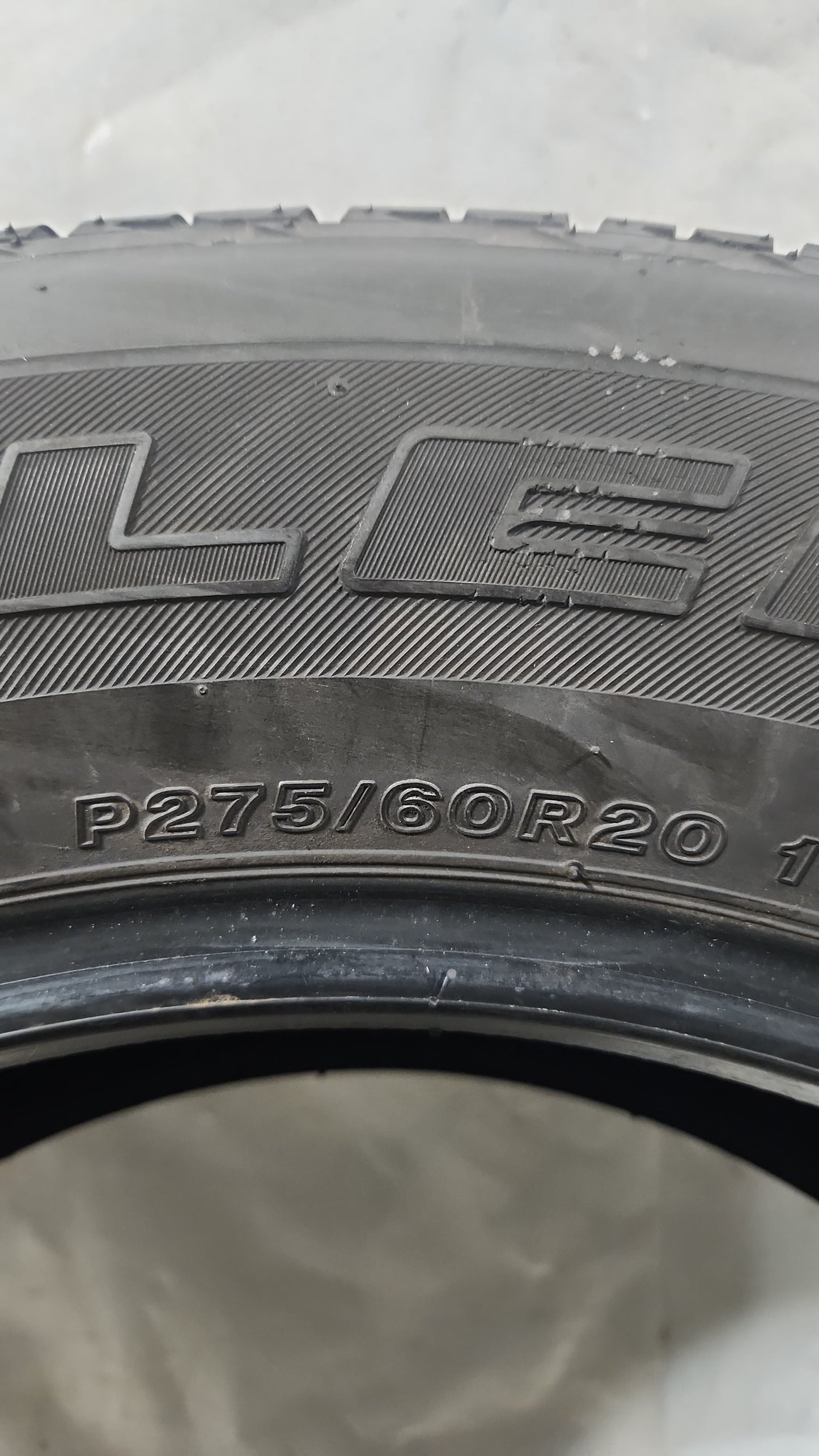 Used Tire - 275/60R20 Bridgestone Dueler H/T 684 II