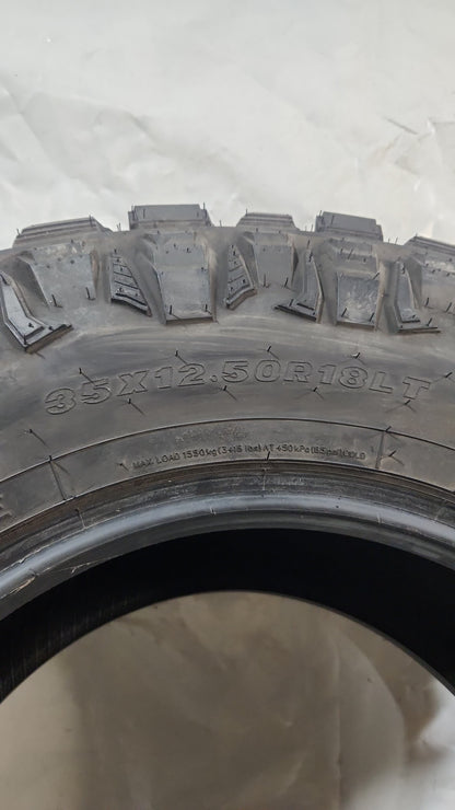 Used Tire - 35X12.50R18 LT Maxxis Razr M/T