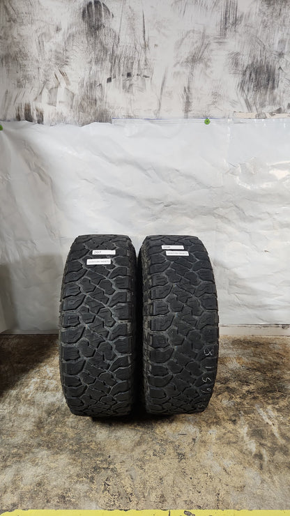 Set of 2 - LT 265/65R18 Kenda Klever R/T - Used Tires