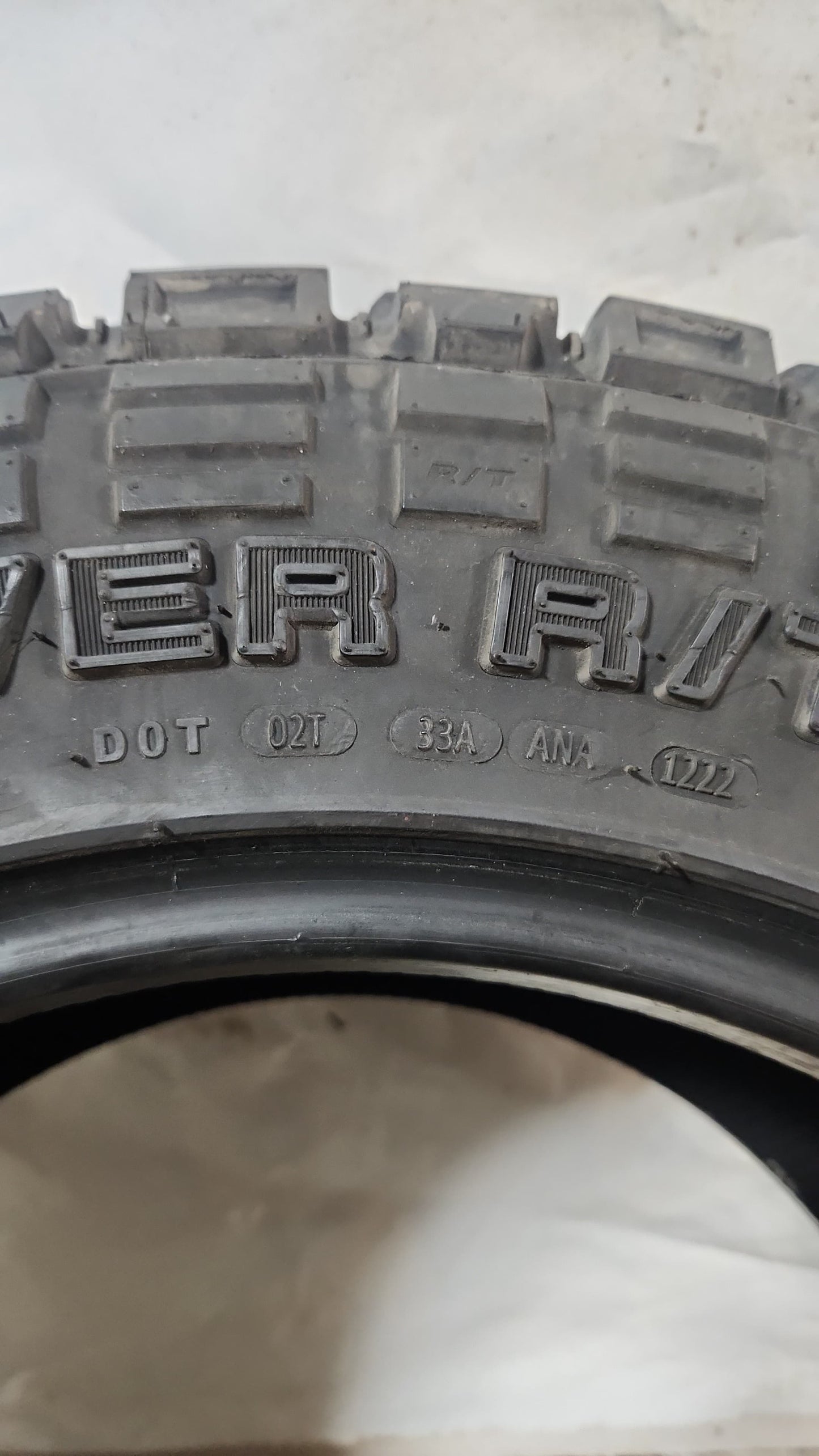 Set of 2 - LT 265/65R18 Kenda Klever R/T - Used Tires