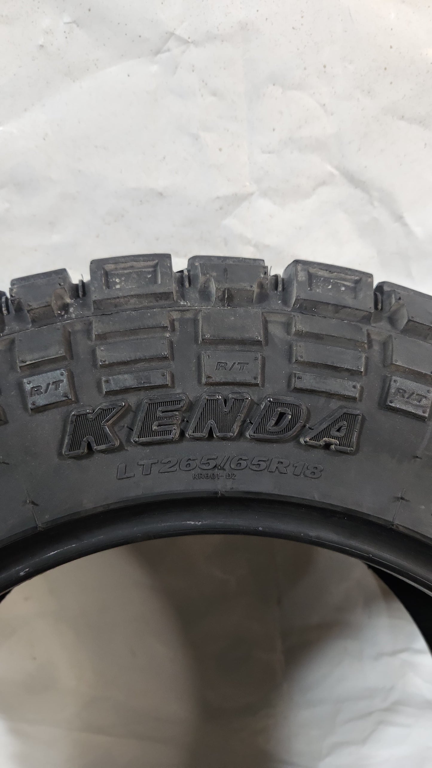 Set of 2 - LT 265/65R18 Kenda Klever R/T - Used Tires