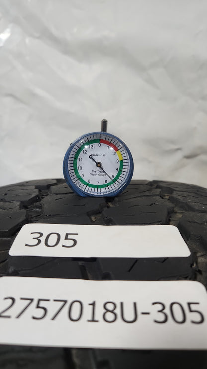 Used Tire - LT 275/70R18 Goodyear Wrangler Kevlar All-Terrain Adventure