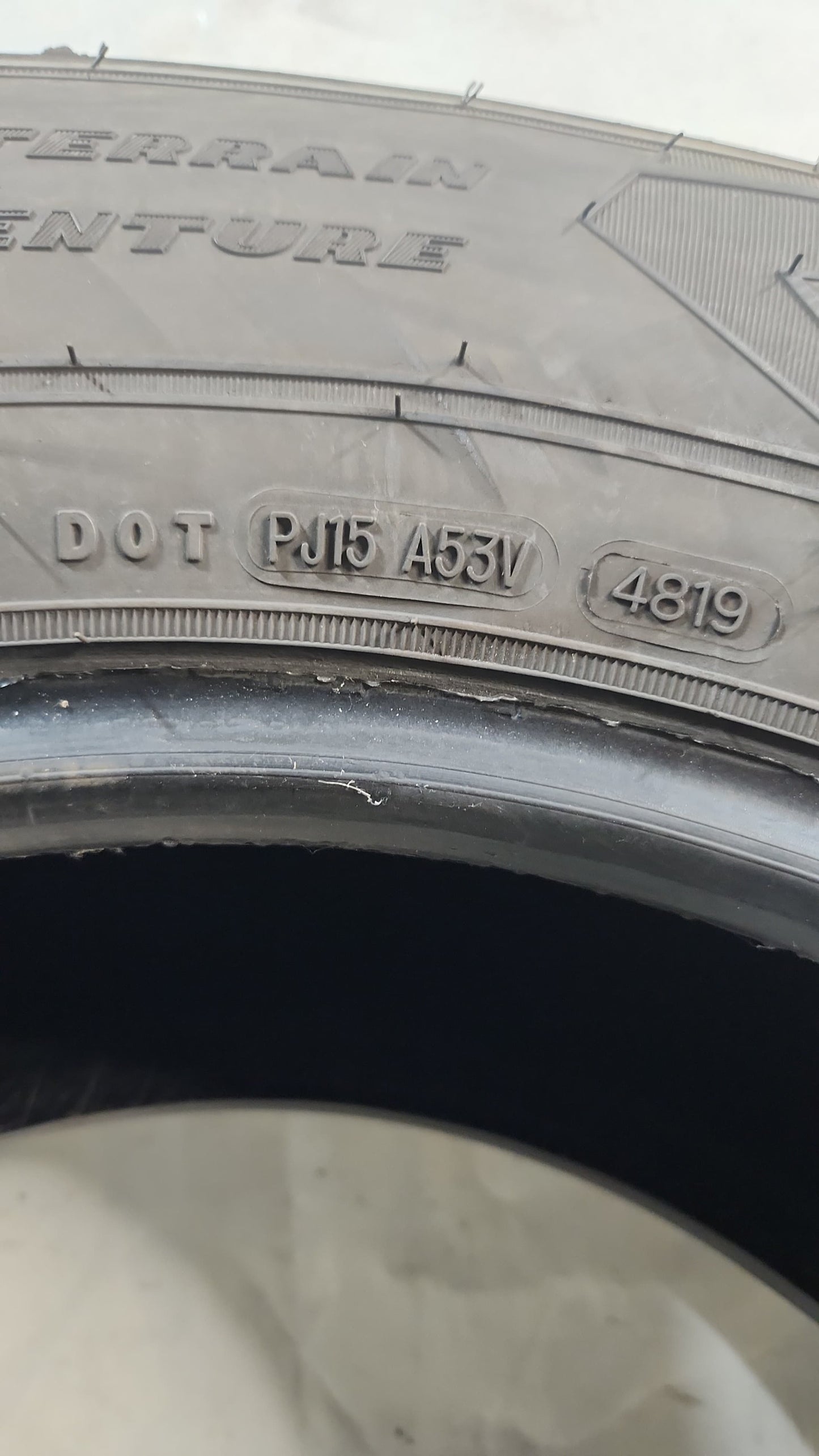 Used Tire - LT 275/70R18 Goodyear Wrangler Kevlar All-Terrain Adventure