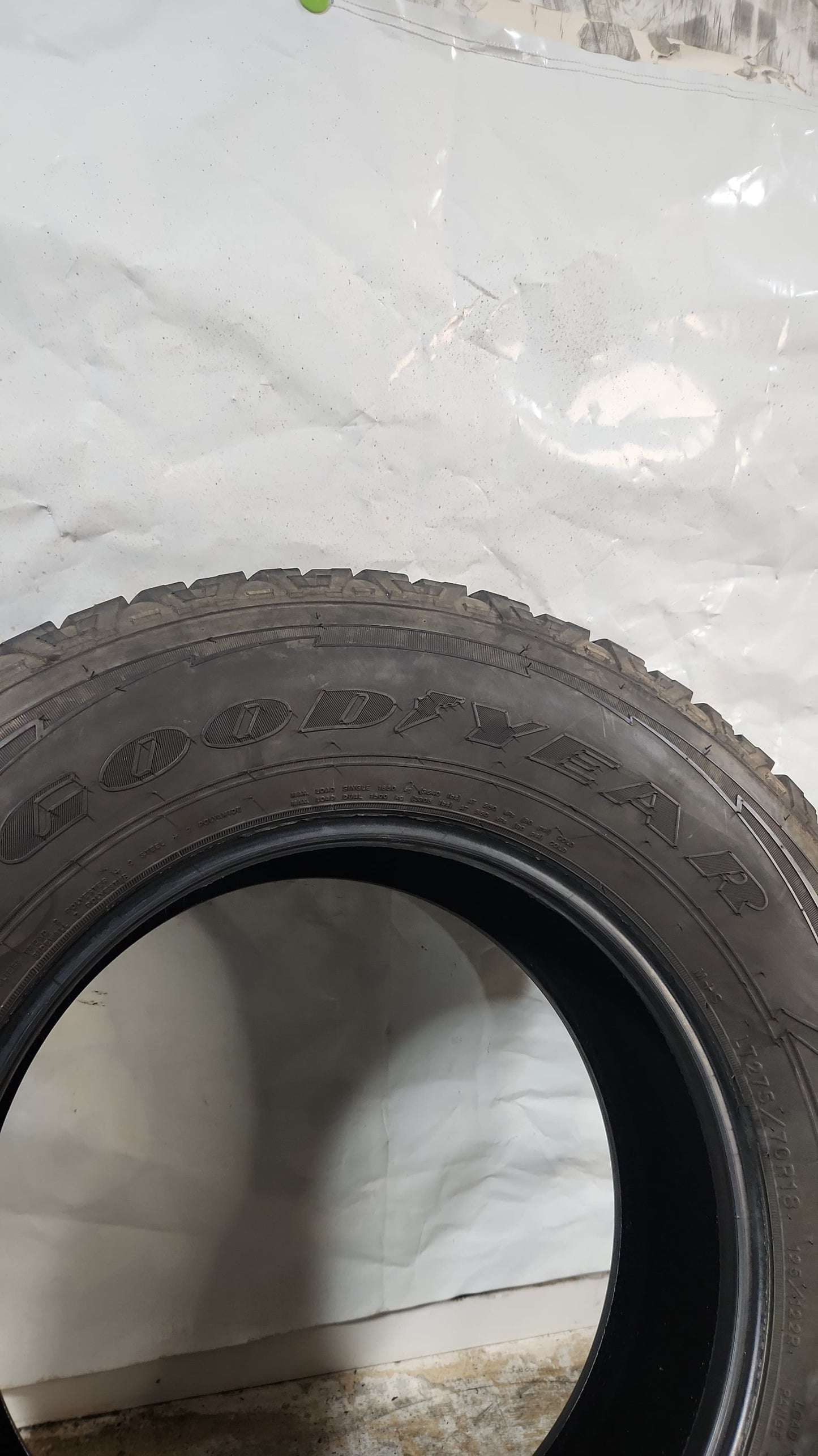 Used Tire - LT 275/70R18 Goodyear Wrangler Kevlar All-Terrain Adventure