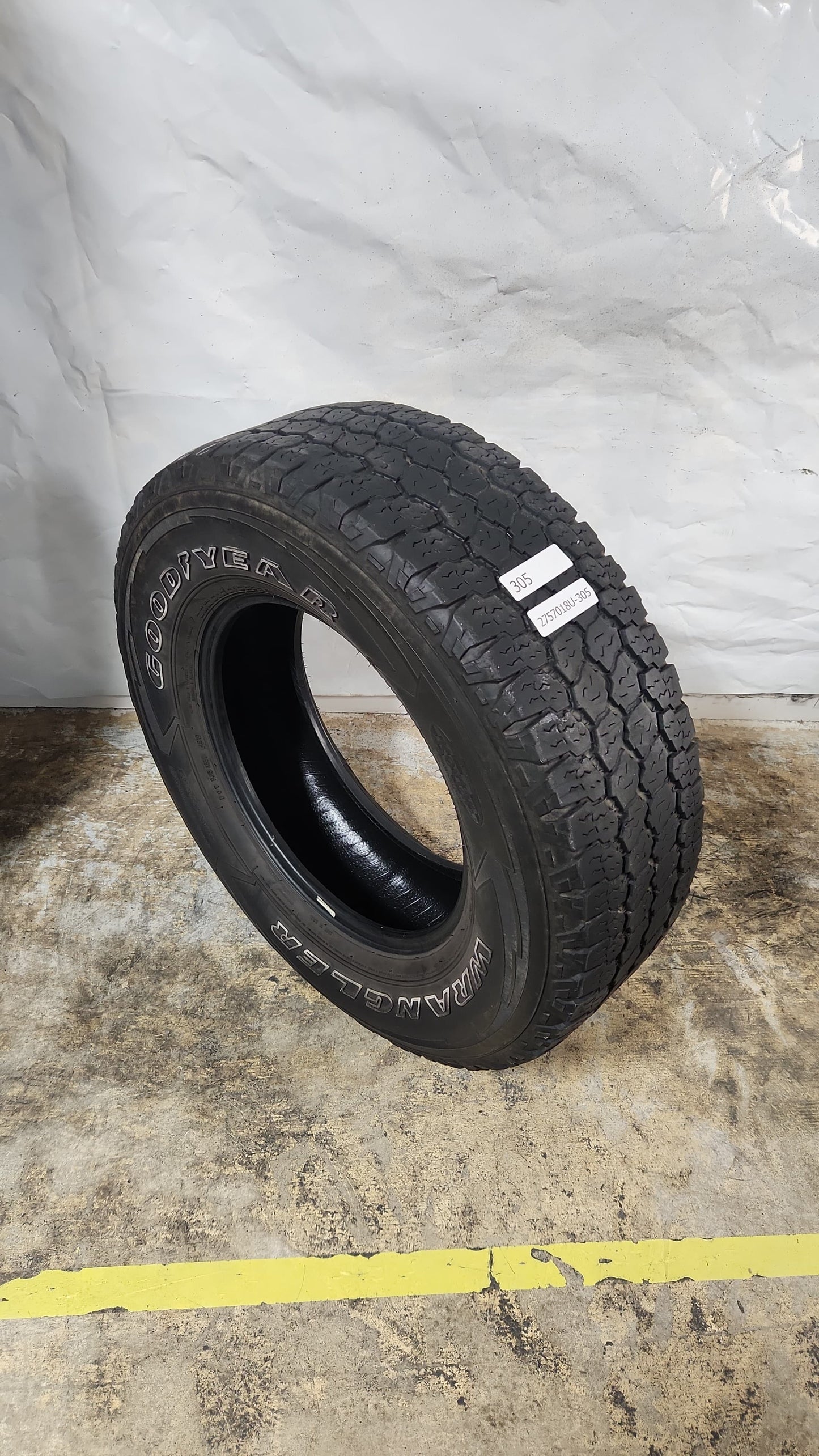 Used Tire - LT 275/70R18 Goodyear Wrangler Kevlar All-Terrain Adventure