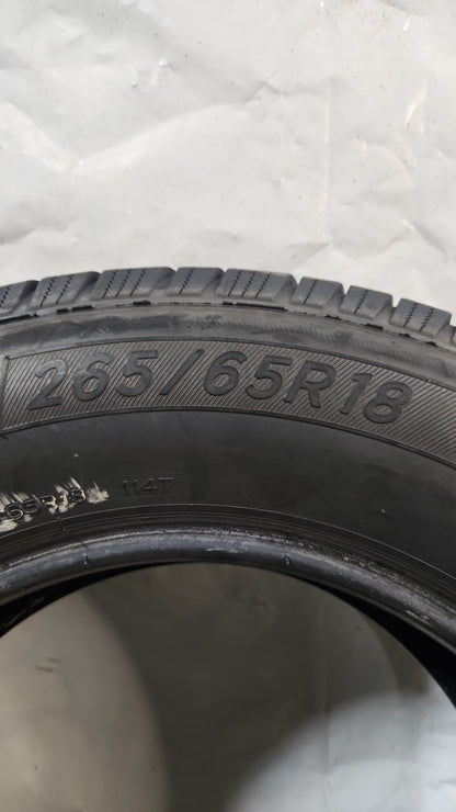 Used Tire - 265/65R18 Michelin Defender LTX M/S